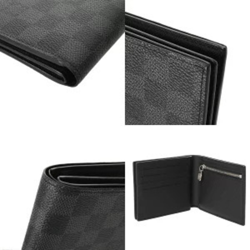 Louis Vuitton Damier Graphite Black Portefeuille Amerigo NM Black Gray - Picture 7 of 7